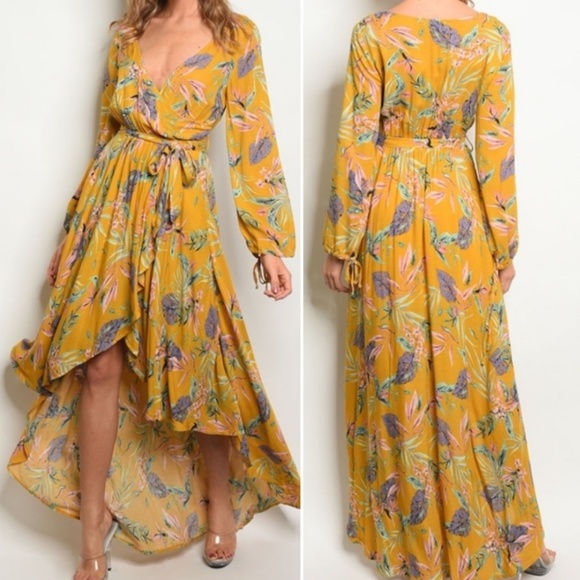 Dresses & Skirts - Floral High Low Maxi dress